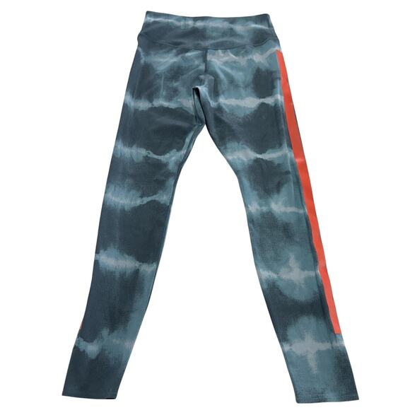 Nike Dri-FIT Leggings Womens Small Blue Tie Dye One Luxe Mid Rise Athletic Pants - Picture 2 of 8